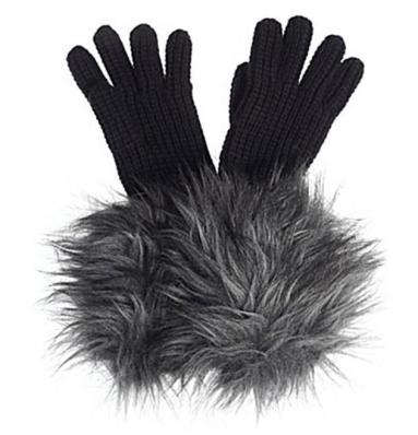 Michael Kors Coyote Faux Fur Gloves