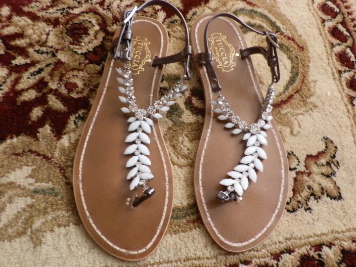 custom sandals - henri bendel
