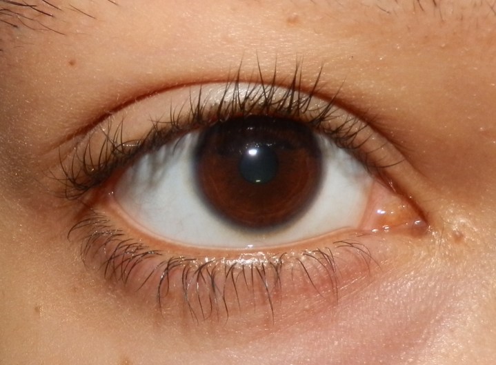 My lashes before applying the mascara