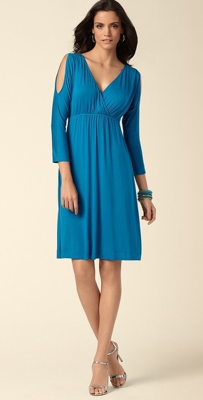 Peacock Open-Shoulder Dress, $29.99 