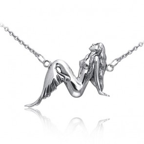 Sterling Silver Mermaid Pendant Necklace, $79.99