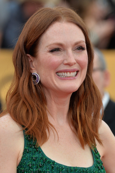 Actress Julianne Moore attends the 21st Annual Screen Actors Guild Awards. (January 24, 2015 - Source: Alberto E. Rodriguez/Getty Images North America) 