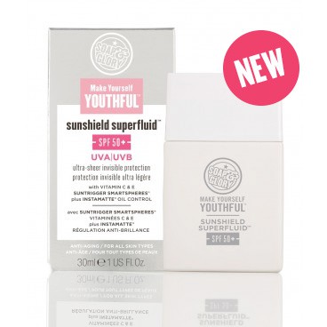 Make Yourself Youthful™ Sunshield Superfluid™ SPF50+, £15.00 / €17.55